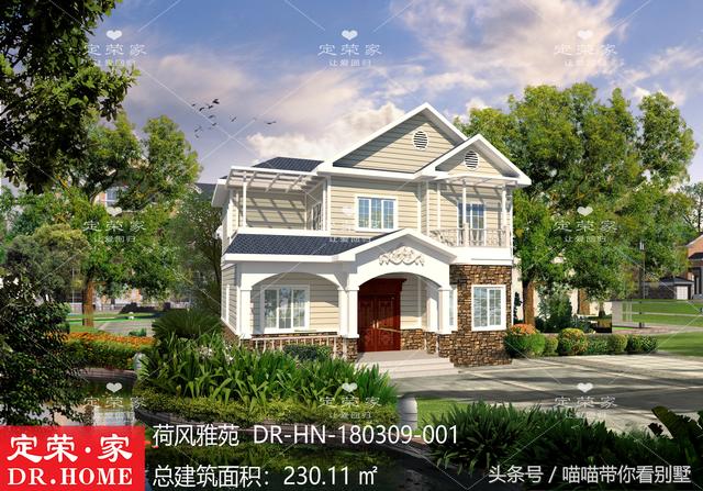 4款二層鄉村別墅戶型設計圖，看看哪套合你口味