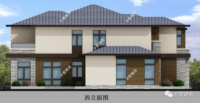 這款現代風格的農村別墅設計圖，讓大家一起看一看，農村自建房，可以有多美