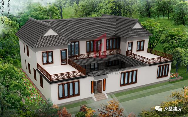 這款現代風格的農村別墅設計圖，讓大家一起看一看，農村自建房，可以有多美
