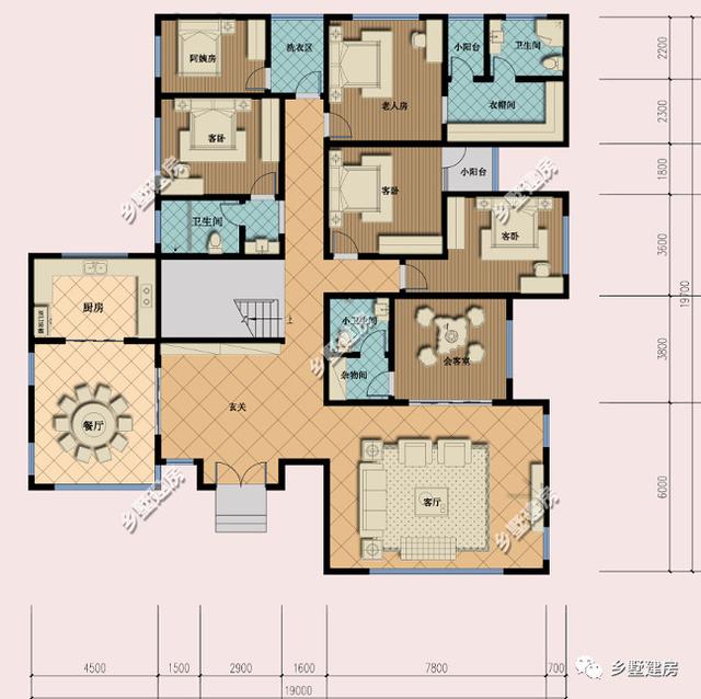 這款現代風格的農村別墅設計圖，讓大家一起看一看，農村自建房，可以有多美