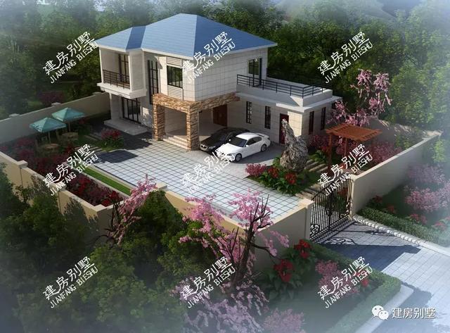 不同風格的三棟農村自建房設計圖，每一款都值得期待