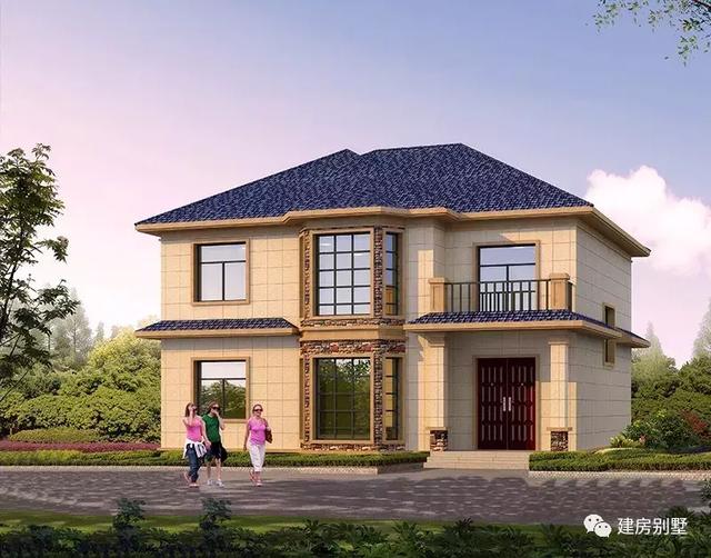 推薦三款復式客廳自建房的別墅設計圖，磚混結構， 多邊采光 ，總有一款適合您！