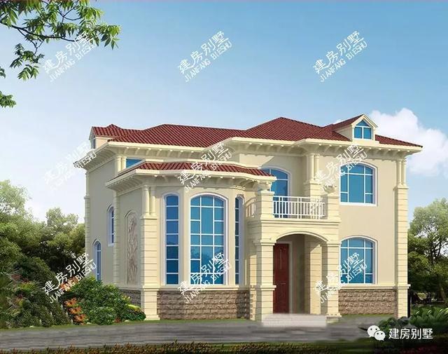 推薦三款復式客廳自建房的別墅設計圖，磚混結構， 多邊采光 ，總有一款適合您！