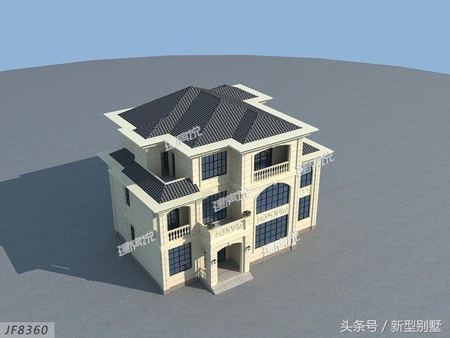 小面積也能建大氣豪華歐式別墅！??！