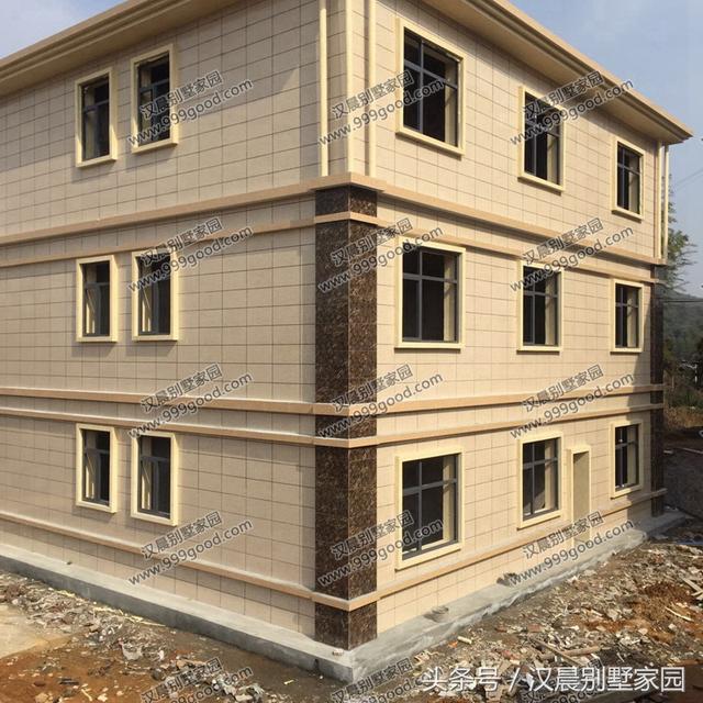 豪華型經典別墅設計圖，大氣歐式帶車庫，附實景圖