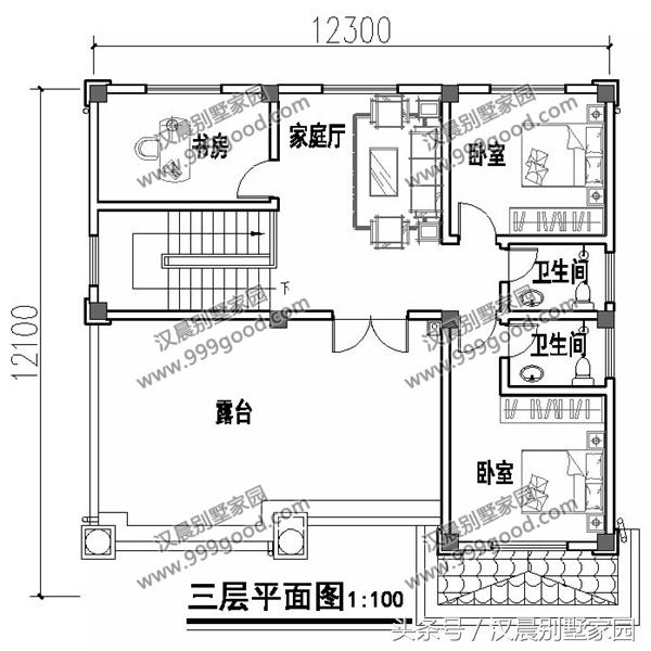 豪華型經典別墅設計圖，大氣歐式帶車庫，附實景圖