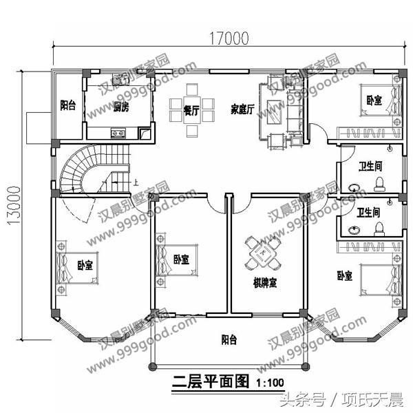 九套別墅設計圖，每套都是經典戶型，讓你一次看過癮