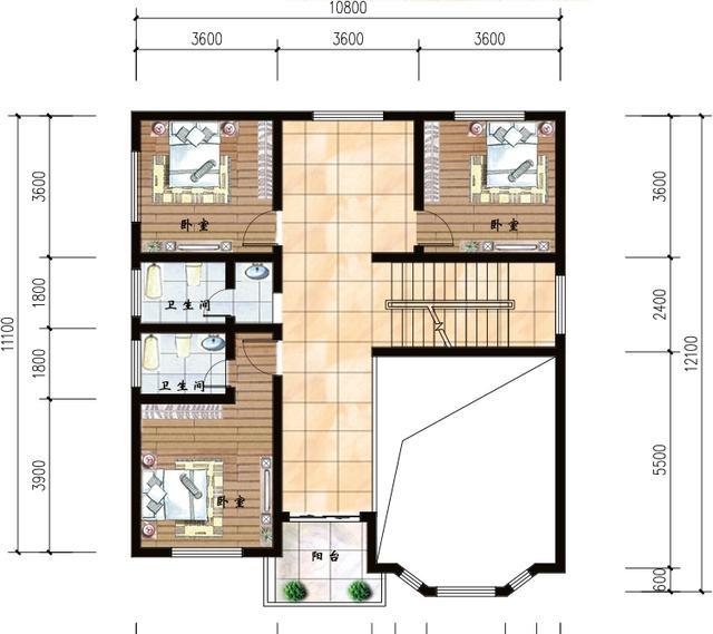 二層農村別墅設計圖，設計實用美觀，來看看你更喜歡哪一款？