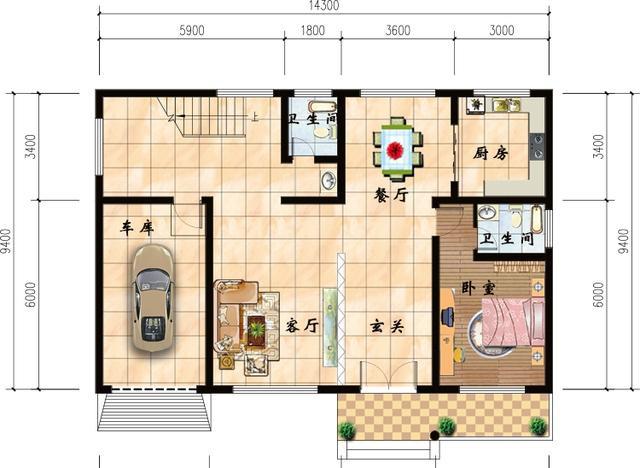 二層農村別墅設計圖，設計實用美觀，來看看你更喜歡哪一款？