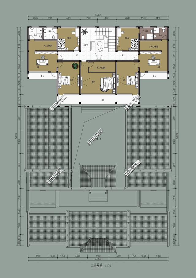4款二層別墅設計圖，現在大多人都喜歡建二層別墅，經濟又實用