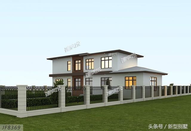 這款現代風別墅設計圖火了，占地面積167平方，人人看了都想建