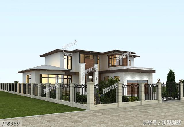 這款現代風別墅設計圖火了，占地面積167平方，人人看了都想建