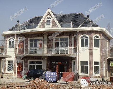 2款歐式二層農(nóng)村別墅戶型設(shè)計(jì)施工效果圖，簡單易建，美觀時尚