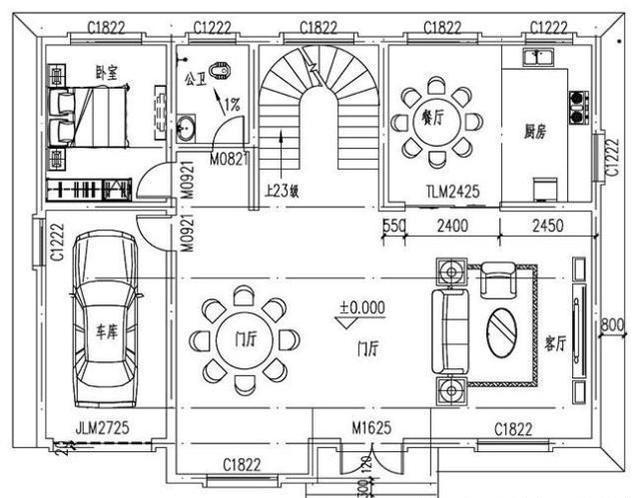 2款歐式二層農(nóng)村別墅戶型設(shè)計(jì)施工效果圖，簡單易建，美觀時尚