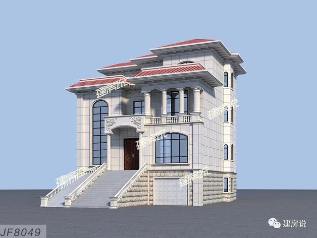 帶露天泳池和地下車庫的別墅設計圖，開啟精彩豐富生活