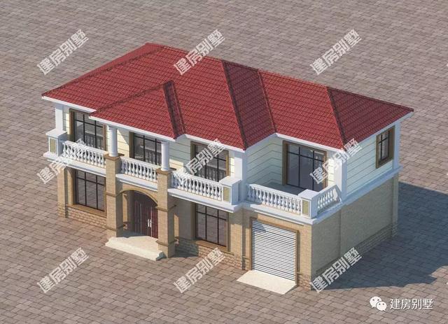 2款帶車庫的農村自建房設計圖，都是很受歡迎的戶型