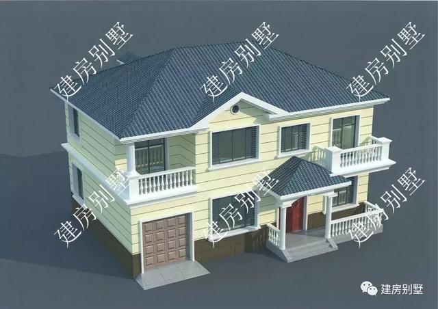 2款帶車庫的農村自建房設計圖，都是很受歡迎的戶型