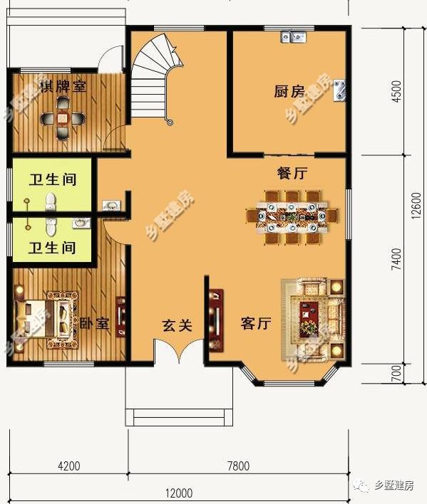 兩款優(yōu)秀的農(nóng)村別墅設(shè)計圖，喜歡就建起來