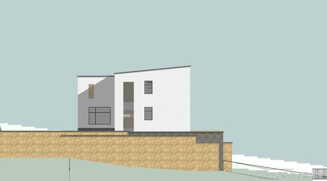 四層豪華現代別墅設計圖，框架結構，主體造價65萬左右