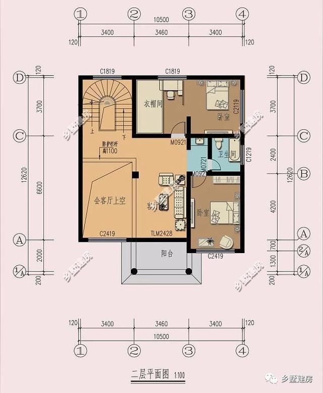 2款別墅設計圖，一款二層，一款三層，看你喜歡哪一款