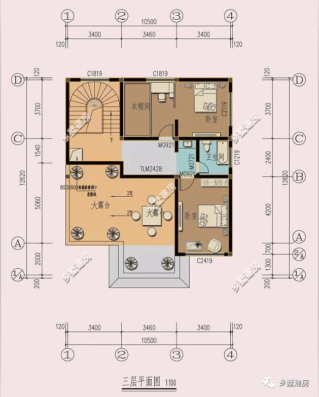 2款別墅設計圖，一款二層，一款三層，看你喜歡哪一款