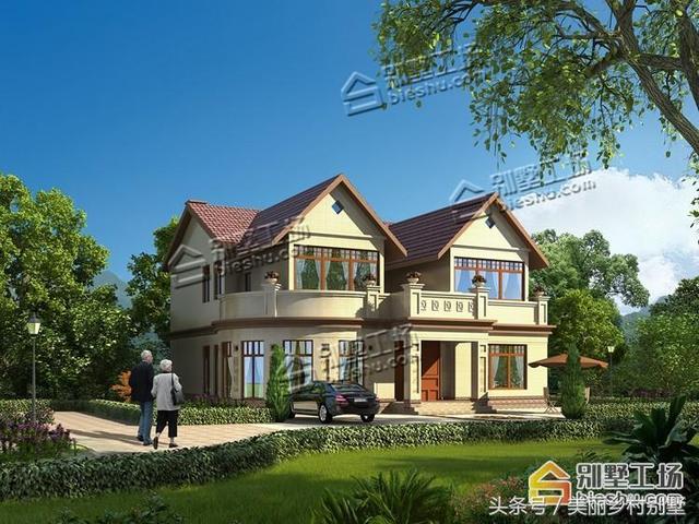 農村二層別墅設計圖，22萬就能建，鄰居見了可羨慕了