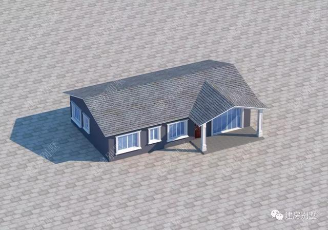 造價極其經濟的兩款一層別墅設計圖，給爸媽送禮物，沒有比這更合適的了