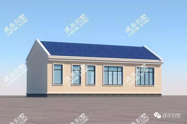 造價極其經濟的兩款一層別墅設計圖，給爸媽送禮物，沒有比這更合適的了