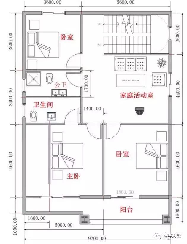 30多萬的農村自建房設計圖紙，這在農村是比較常見的戶型
