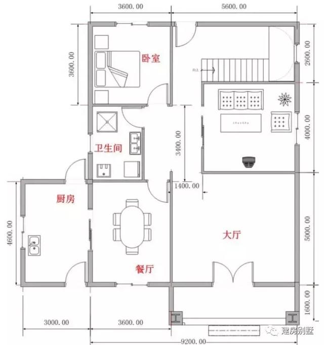30多萬的農村自建房設計圖紙，這在農村是比較常見的戶型