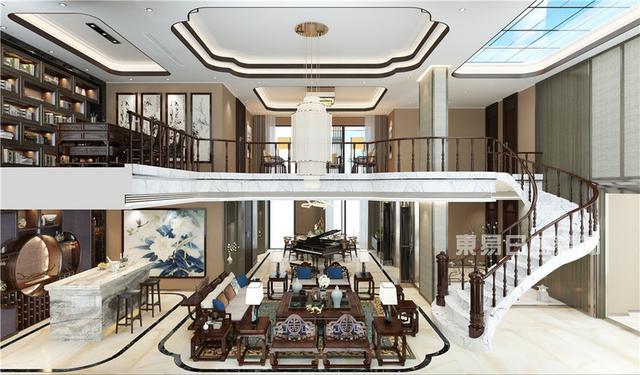 4款中式風格別墅裝修效果圖，一起來體會下這種中式意境吧