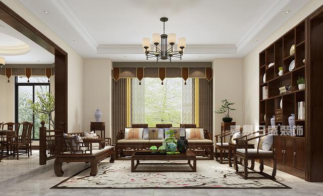 4款中式風格別墅裝修效果圖，一起來體會下這種中式意境吧