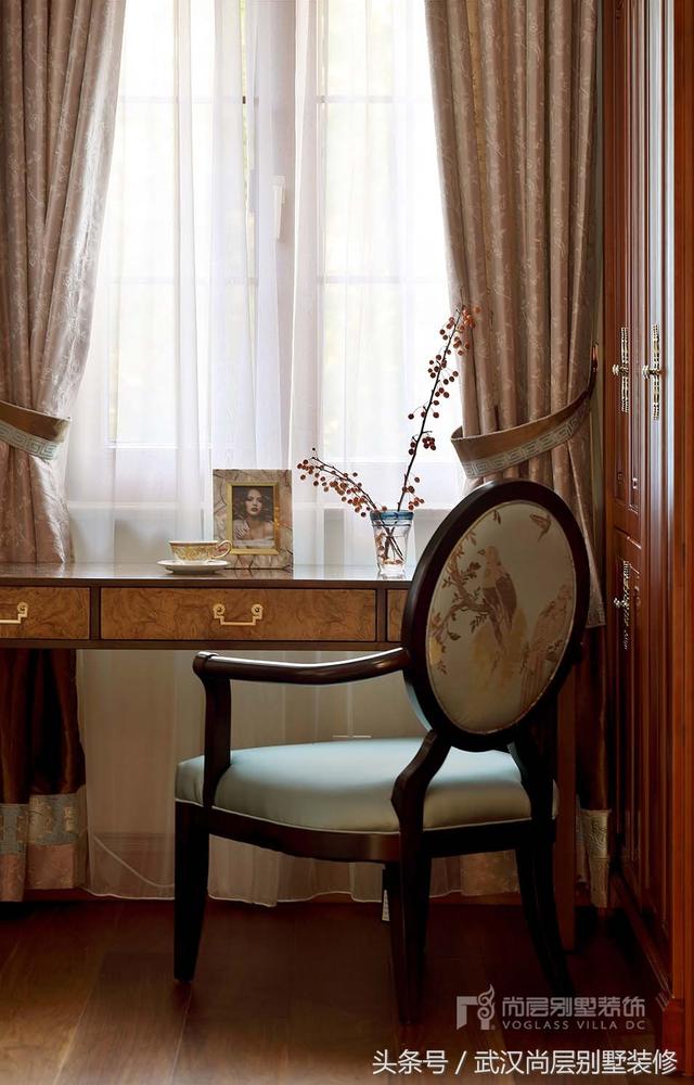 500平新中式風格別墅裝修設計案例-打造出如出水芙蓉般的新中式靜雅空間