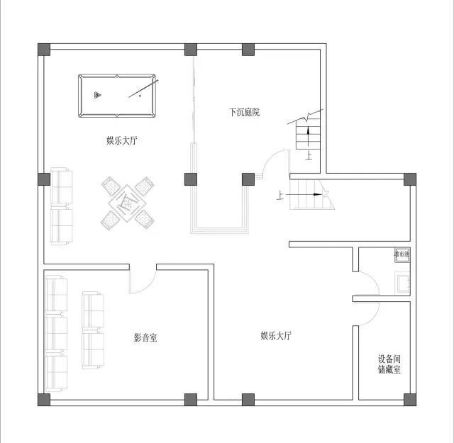 33X15米二層中式別墅設計圖，功能上面超級合理。
