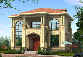 20萬左右歐式二層小別墅設計圖，100平米和130兩個戶型