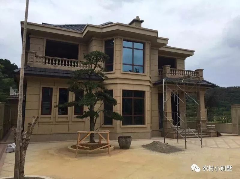 12.3x9米二層小別墅設計圖，附多張建好的實拍圖，爆款