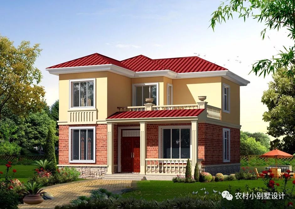15款2026年接地氣的農(nóng)村二層房屋效果圖，可定制全套圖紙