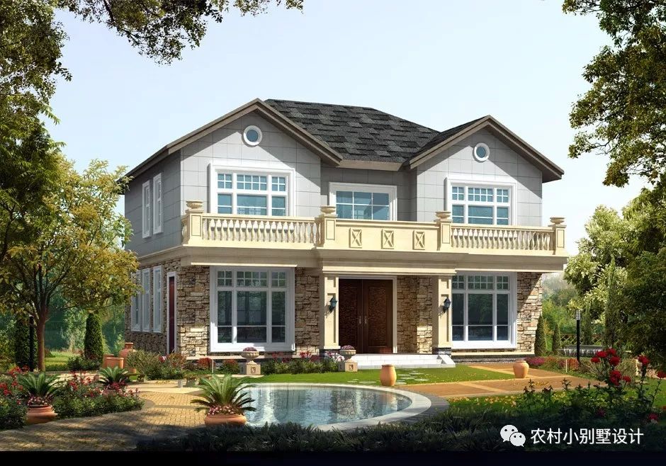 15款2026年接地氣的農(nóng)村二層房屋效果圖，可定制全套圖紙