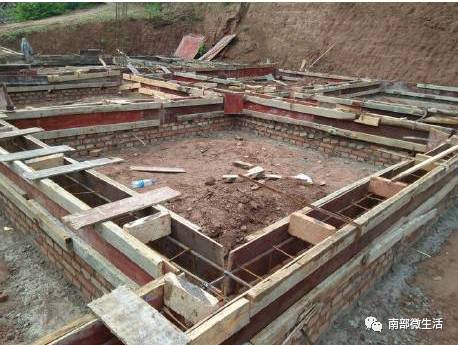 農村小伙自建一層小別墅過程全直播，自建房的可以看看哦