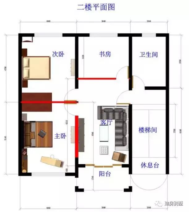 三層的兄弟雙拼自建房，主體花了30來萬。