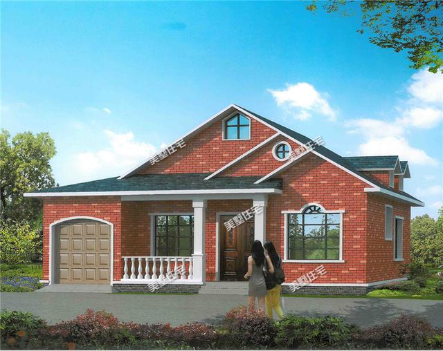 三棟一層農村自建房，結構比較簡單，時尚又實惠，養老的不二選擇。