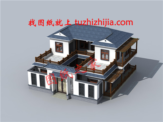 農(nóng)村二層四合院設(shè)計圖，秒殺各種洋別墅