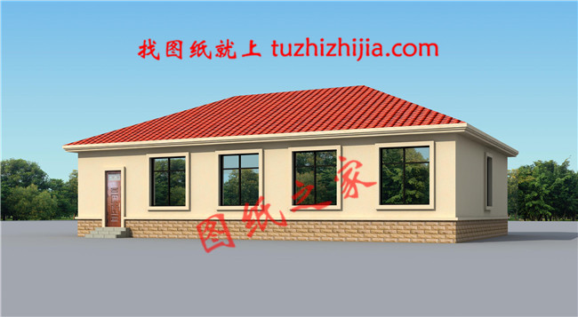 鄉(xiāng)村一層房屋設(shè)計(jì)圖，養(yǎng)老還是一層好