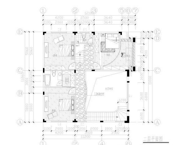 三層農村別墅設計圖，帶挑空客廳，布局空間合理，造價40萬以內。