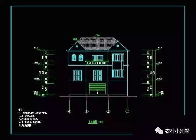13x10二層帶地下室小別墅設計圖，外觀時尚