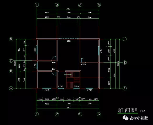 13x10二層帶地下室小別墅設計圖，外觀時尚