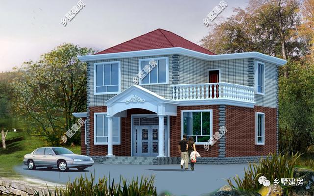 兩棟十幾萬的二層別墅設計圖，一款現代風格，一款田園風格，你喜歡哪一款？