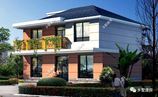 兩棟十幾萬的二層別墅設計圖，一款現代風格，一款田園風格，你喜歡哪一款？