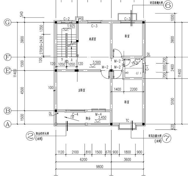 10×13米三層中式別墅設計圖，戶型別致雅觀，布局合理實用，主體造價大概28萬。