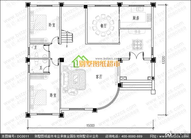 占地166平的三層別墅設計圖，豪華大氣，有氣場。